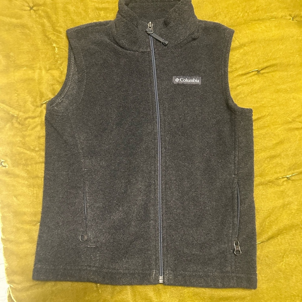 Columbia Kids' Charcoal Fleece Vest